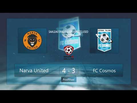 ESTONIAN CUP  Narva United 4 - 3   FC Cosmos Tallinn