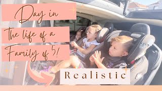 REALISTIC DAY IN THE LIFE OF A FAMILY OF 5 | FAMILY DAY VLOG | Pieces of Jayde