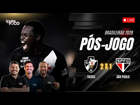 PÓS JOGO | VASCO VENCE O SÃO PAULO DE VIRADA E QUEBRA SEQUÊNCIA DE JOGOS SEM VITÓRIAS.
