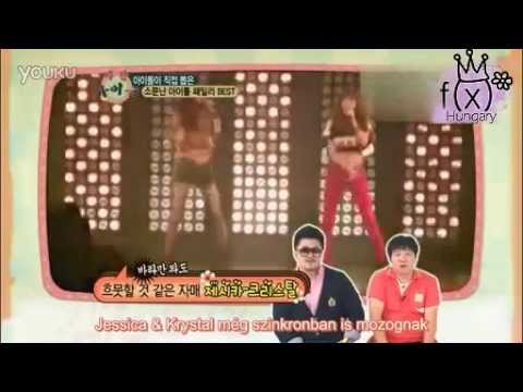 121003 f(Krystal & Jessica) - Weekly Idol [hungarian sub]