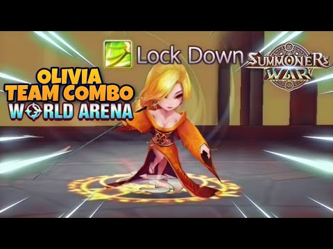 Olivia Team Combo in World Arena Ep. 3 - Summoners War