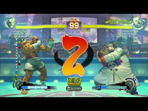 SSF4 AE: Mago (Sagat) vs chobixinco (Rufus) - Ranked Match (720p HD)