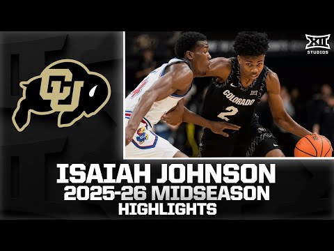 Colorado's Isaiah Johnson Midseason Highlights | 2025-26 Big 12 Men's Basketball