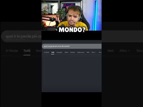 La PAROLA più CORTA del MONDO #meme #shorts