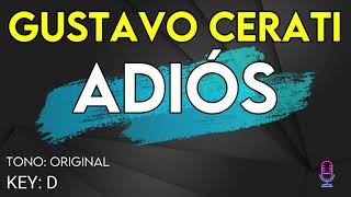 Gustavo Cerati - Adiós - Karaoke Instrumental