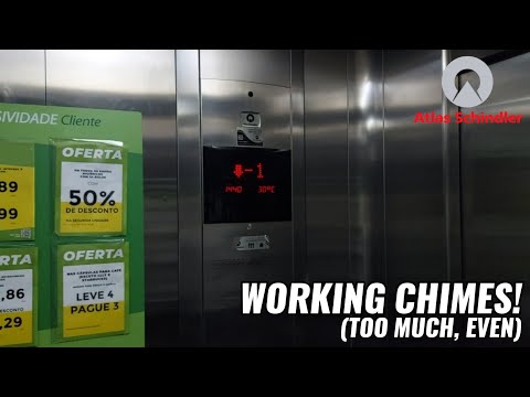 Deafening Chimes: Atlas Schindler NeoLift Traction Freight Elevators - Garden's Grocery - GO, BR