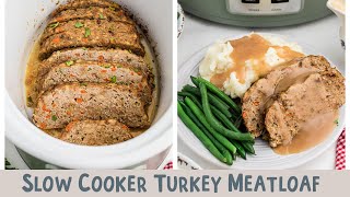 Slow Cooker Stove-Top Stuffing Turkey Meatloaf