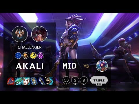 Akali Mid vs Neeko - EUW Challenger Patch 10.7