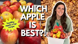 Ultimate Apple Taste Test | Finding a New Favorite Apple | 3 Point Healthy Apple Crisp Recipe