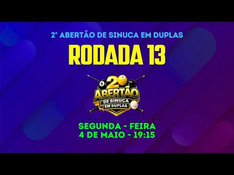 SINUCA AO VIVO | 13° RODADA | REGIONAL DE DUPLAS | PALMITAL PR | FAIR PLAY SOCIETY BAR