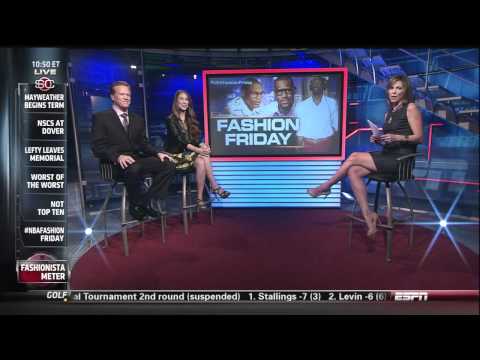 Hannah Storm ESPN Sports, leg chair 6/2/12