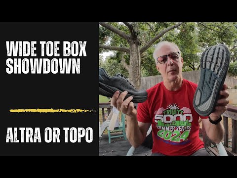 Wide toe box showdown - Altra or Topo
