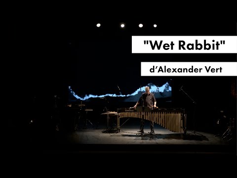 Concert percussions par Philippe Spiesser - "Wet Rabbit" d'Alexander Vert