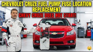 How to Fix a Chevy Cruze That Won't Start (Fuel Pump Fuse & Relay Location)