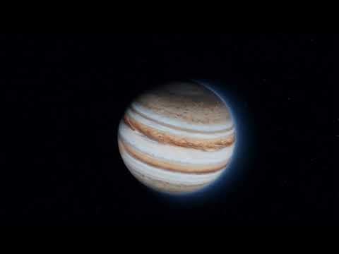 Crystal Opera House shattering as two galaxies collide around it.