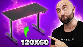 Probé una MESA ELEVABLE BARATA para JUGAR y TRABAJAR de 120x60 ⚡ Owlotech Manager