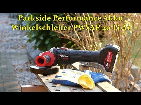 Parkside Performance Akku Winkelschleifer PWSAP 20-Li A1 - Test - Fazit