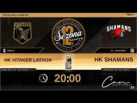 2023 01 31 HK Vitaker Latvija - HK Shamans