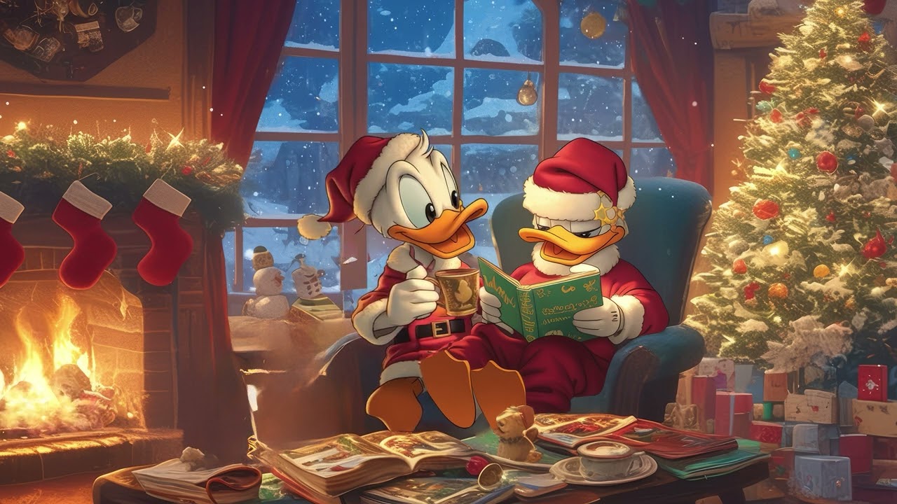 🔥Cozy Christmas Ambience 🎄 Oldies & Festive Cartoons