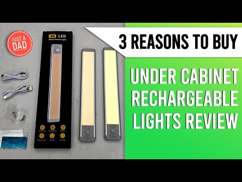 MCGOR Under Cabinet Rechargeable Lights REVIEW