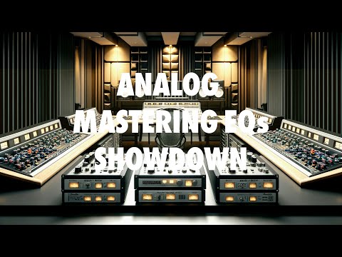 Analog Mastering EQ Showdown: Bettermaker mastering EQ vs  DW Fearn VT5 vs  Knif Soma