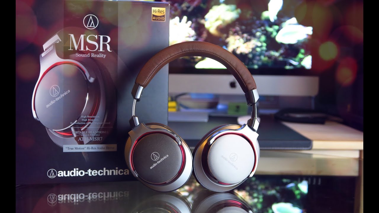 Наушники Audio-Technica ATH-MSR7, черный