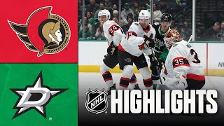 12월01일 오타와 댈러스 NHL 하이라이트