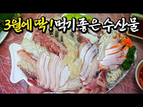 3월에 못 먹으면 시즌 끝나는 인기 수산물 총 정리