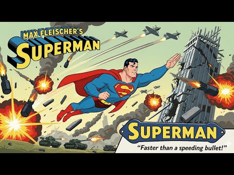 Max Fleischer's Superman | Destruction Inc. | 1943 | Animation | Superhero | War | Action