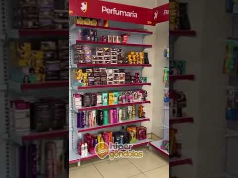 Gôndolas Farmácia - Montagem em Anicuns GO - Hiper Gôndolas