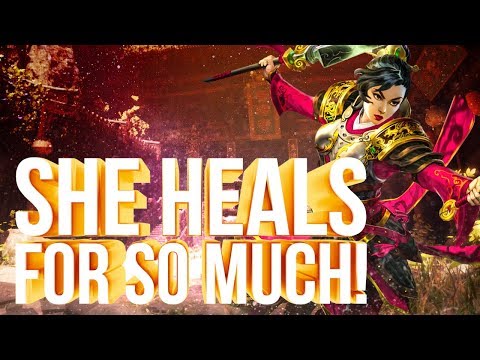 MULAN'S 2 HEALS FOR SO MUCH! - Smite