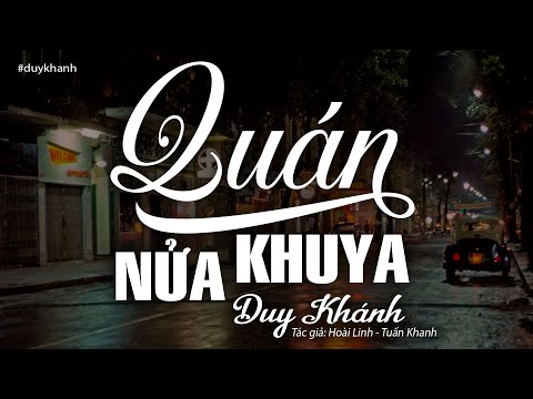 Quán nửa khuya Sheet - Duy Khánh