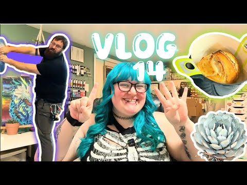 Vlog 14 - St. George Shenanigans, Sourdough Experiments & Bookstore Dates