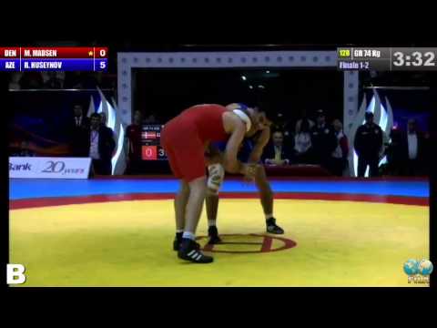GGP2013 / Mark Madsen (DEN) - Rafik HUSEYNOV - GR 74 kg gold medal match