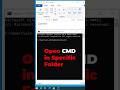 Open CMD In Specific Folder The Easiest Way To Open Command Prompt In Specific Folder Cmd
