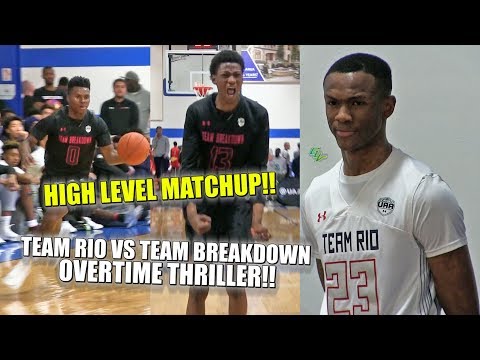 Team RIO vs Team BREAKDOWN OVERTIME THRILLER!! Bryan Antoine IS CUTCH!! | UA INDY