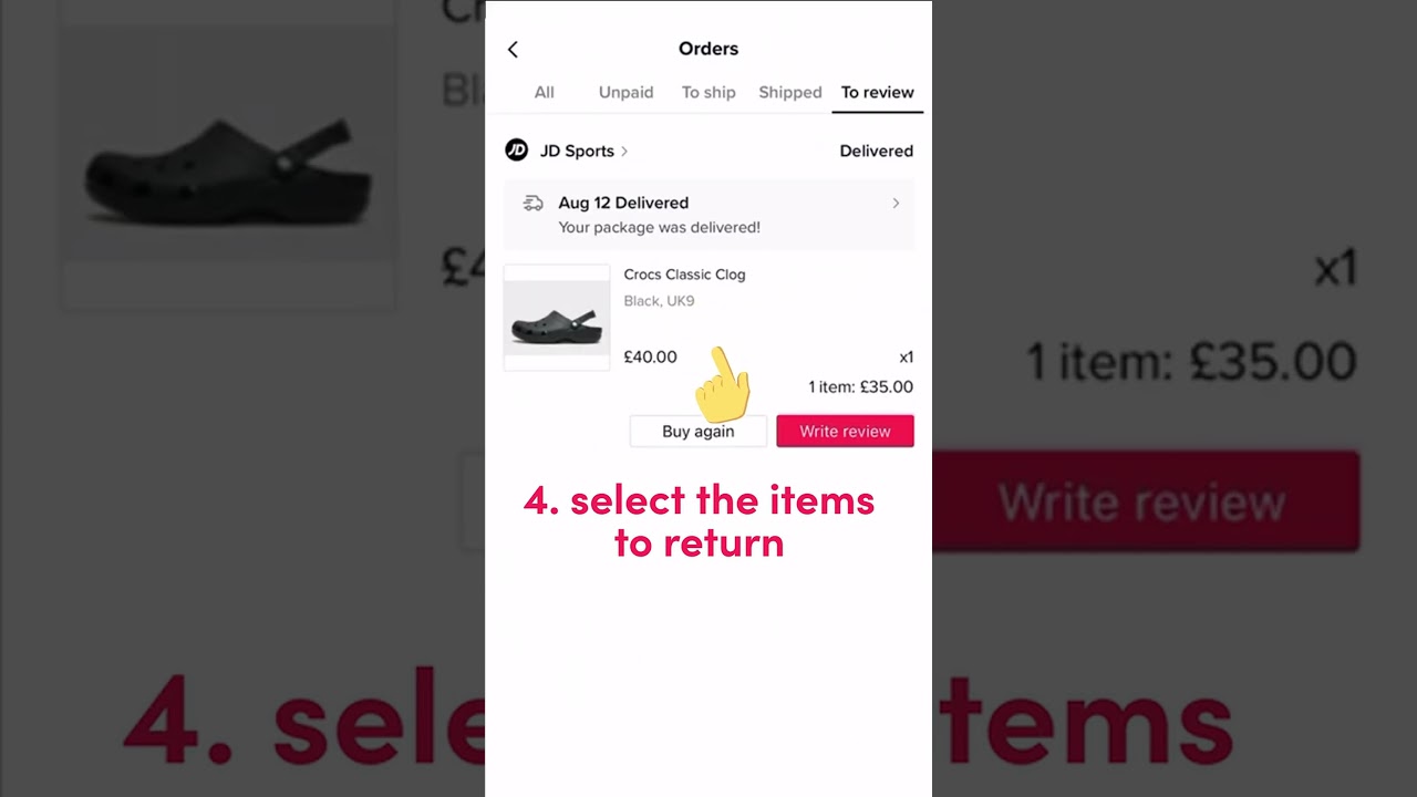 Finding the perfect fit is easy with hassle-free returns