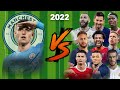 2022 Foden vs Legends💪(Messi-Ronaldo-Mbappe-Benzema-Neymar-Pogba)