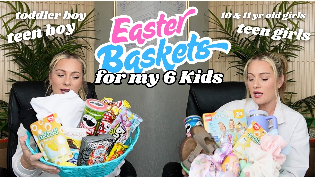 Easter Basket's for my 6 Kids | Big Family Budget-Friendly Basket Ideas