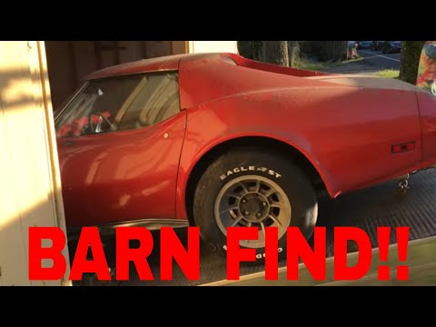 Thumbnail for BARN FIND!!! 1974 Corvette Stingray! Let's Restore It! by Corvet, Corvett, Car, Van