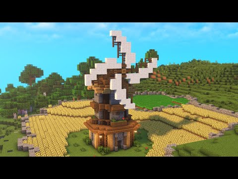 How To Build A Windmill In Minecraft (Tutorial)