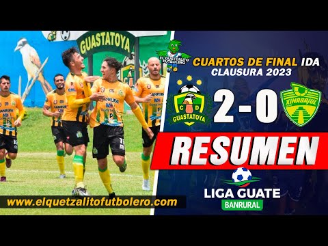 PECHO AMARILLO PEGA PRIMERO/ Guastatoya 2 vs Xinabajul 0 / IDA Cuartos de Final Clausura 2023
