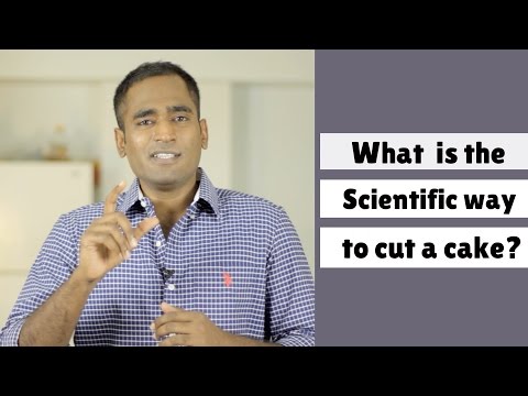 What is the Scientific way to cut a cake? | Tamil | LMES