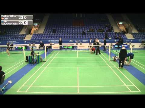 Badminton - Mikkel Enghøj vs Kalle Koljonen (MS, Qualifier) - Swedish Masters 2016