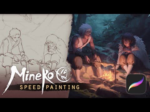 mineko: after the rain  - video process