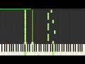 Nankou Furaku Naruto Shippuden Piano Tutorial SYNTHESIA
