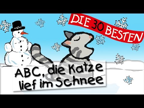ABC, Die Katze lief im Schnee - Die besten Kindergartenlieder || Kinderlieder