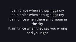 Thug Cry NBA YoungBoy Lyrics