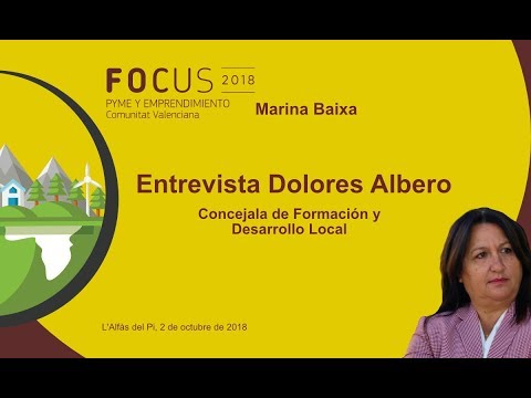 Dolores Albero, concejala de desarrollo de l'Alfs del Pi en Focus Pyme Marina Baixa[;;;][;;;]