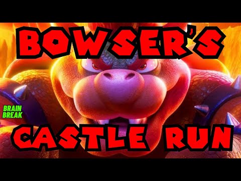 SPOOKY BOWSER CASTLE RUN | EXERCISE BRAIN BREAK FOR KIDS, RUN / CHASE GAMES. | KIDS VIDEOS FOR KIDS